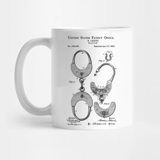 Handcuffs Patent Mug